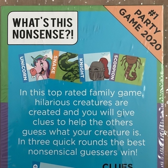 Brand New Nonsensical Creatures Gatwick Card Game Guessing Strategy Mythical - Picture 4 of 9